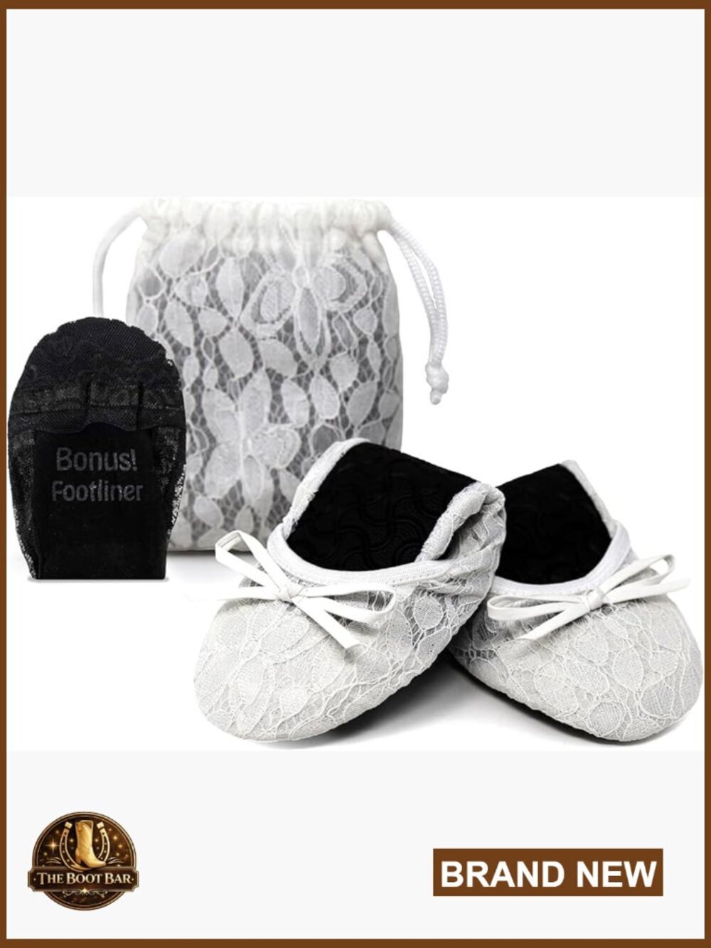 Foldable Ballet Flats for Women - Portable Purse Slippers - Travel Flats